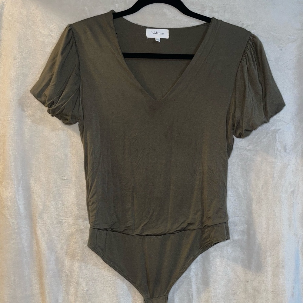 Bohme Army Green Bodysuit